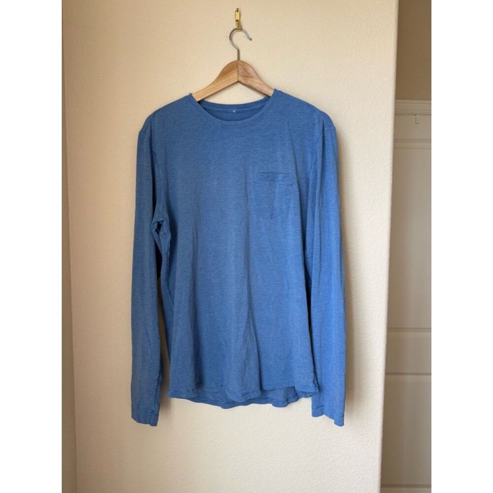 Lululemon 5 Year Basic Long Sleeve Hampton Blue Size Large